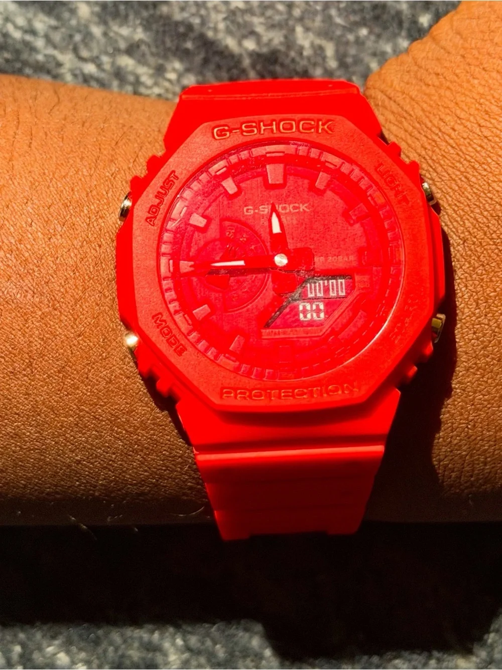 Casio G-SHOCK Red Resin Sport Watch